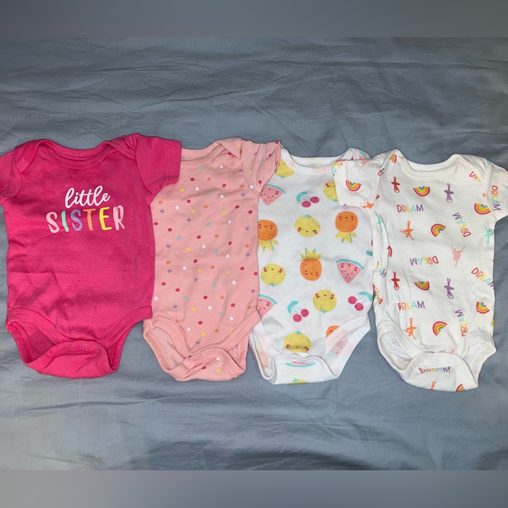 Colorful Baby Onesies Set